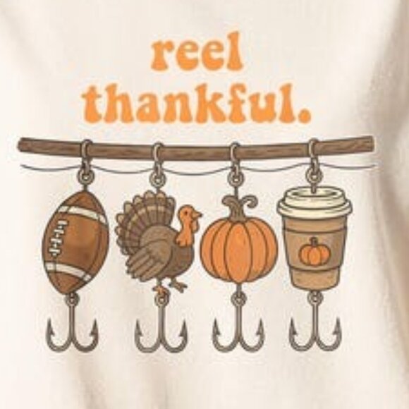 Thankful Shirt, Thanksgiving Fisher Tee, Happy Thanksgiving T-shirt - Picture 2 of 4